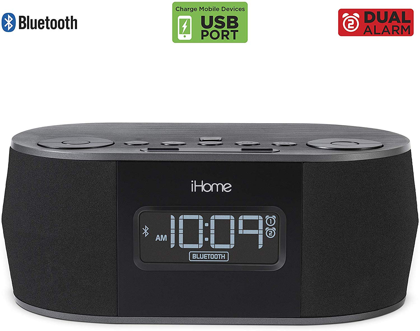 4K UHD P2P Nightvision Wireless Q iHome Clock Radio WiFi Camera