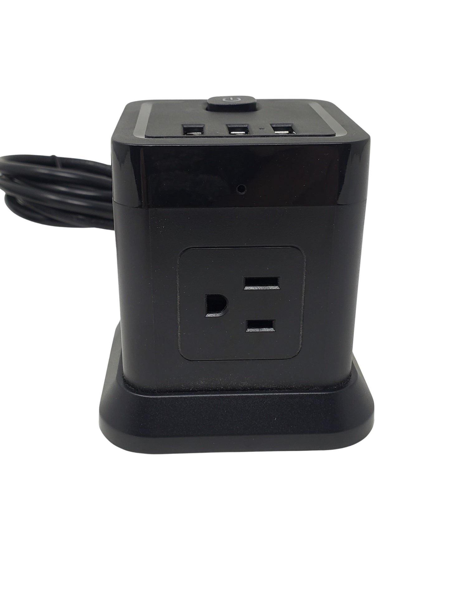 UHD 4k WiFI P2P Desktop Black Surge Protector Outlet Tap USB Charger Camera