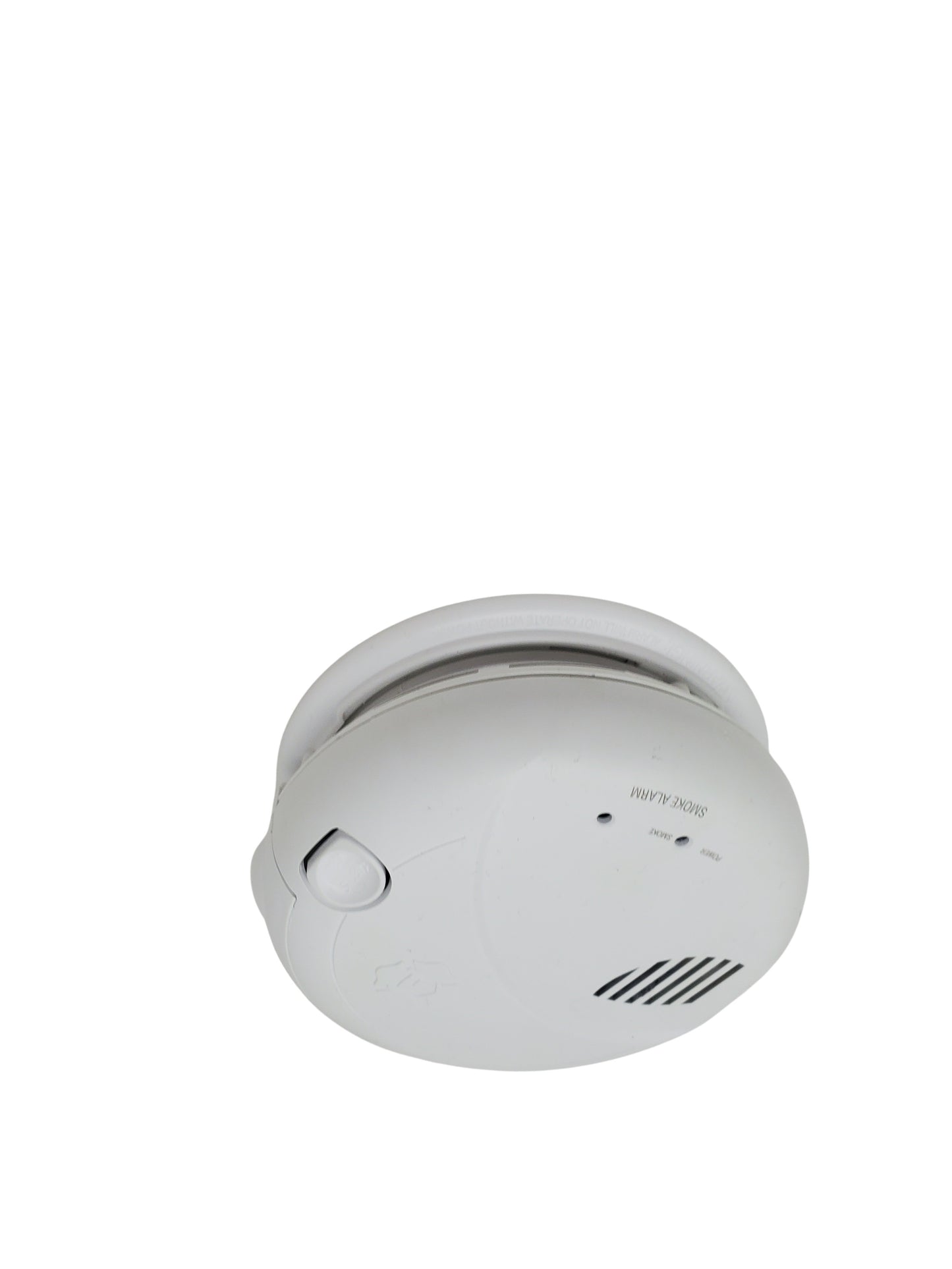 60-Day Battery Ceiling-Mount Wi-Fi Security Camera (Non-Functioning Alarm Casing)