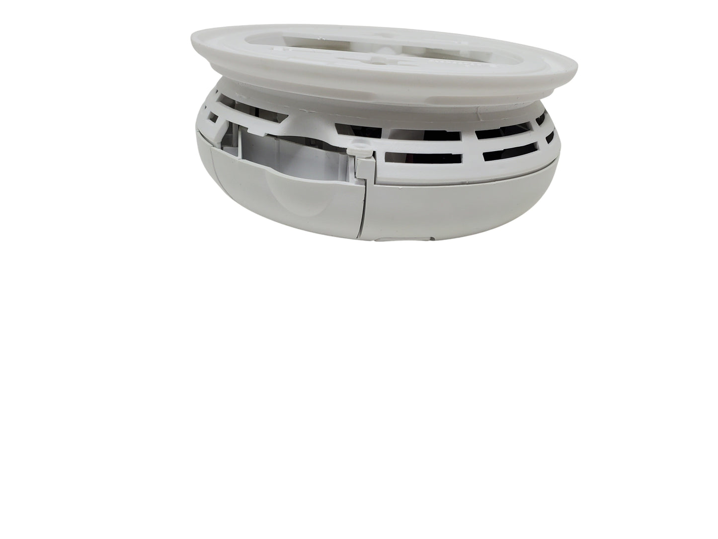 60-Day Battery Ceiling-Mount Wi-Fi Security Camera (Non-Functioning Alarm Casing)