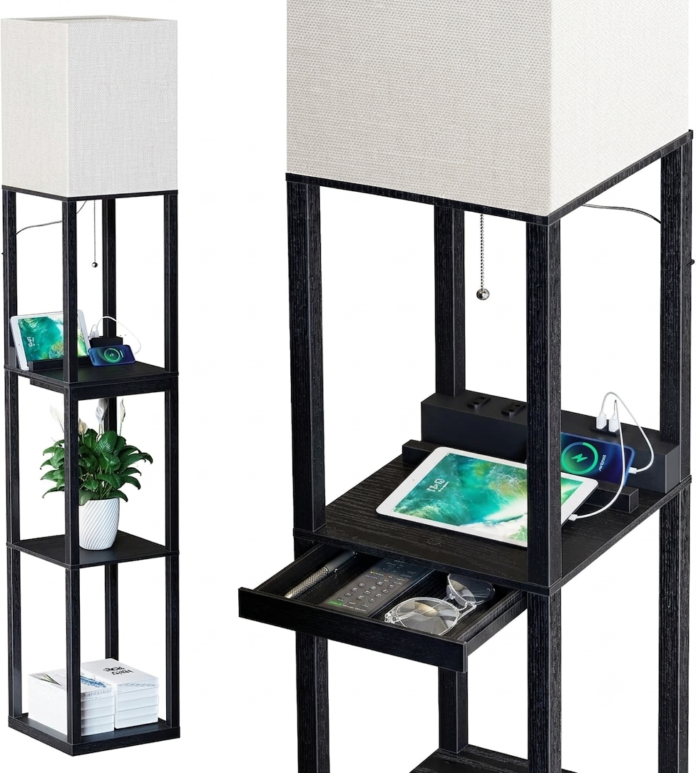 Ultra-HD 4K Smart Surveillance Floor Lamp – Sleek Ambient Light & Live Wireless Security Hub