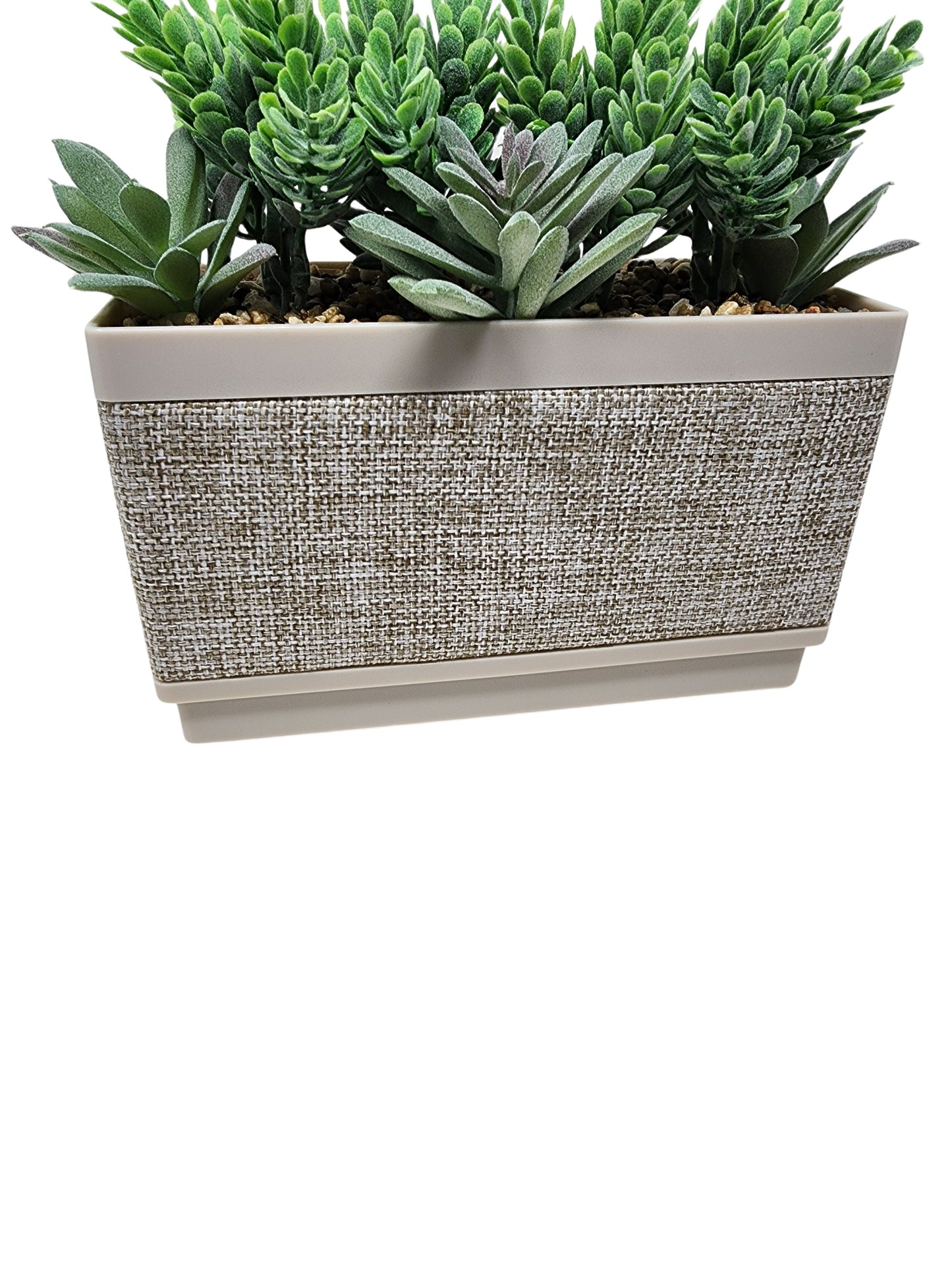 Decorative Faux Plant Smart Portable Bluetooth Speaker with Integrated 4K UHD Wi-Fi Home Security Camera