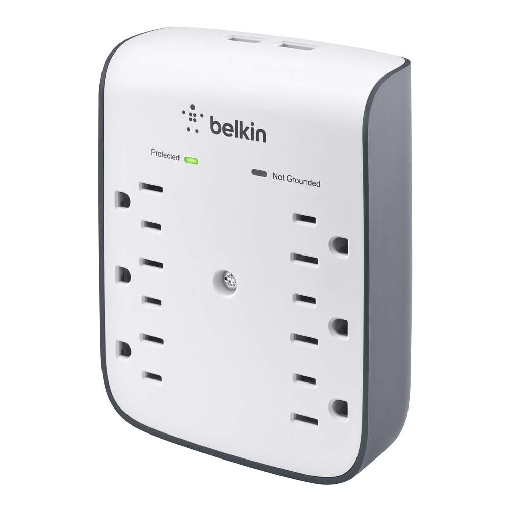 4K UHD P2P WiFi Belkin Outlet Tap USB Surge Protector Security Camera
