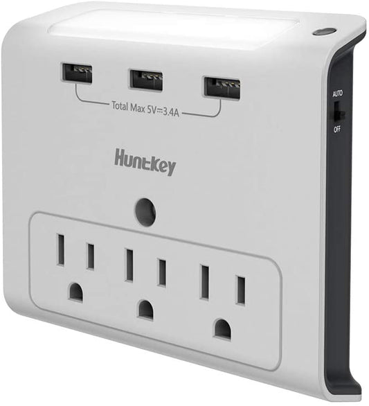 UHD 4k Night Light Outlet Tap P2P USB Charging Station Camera