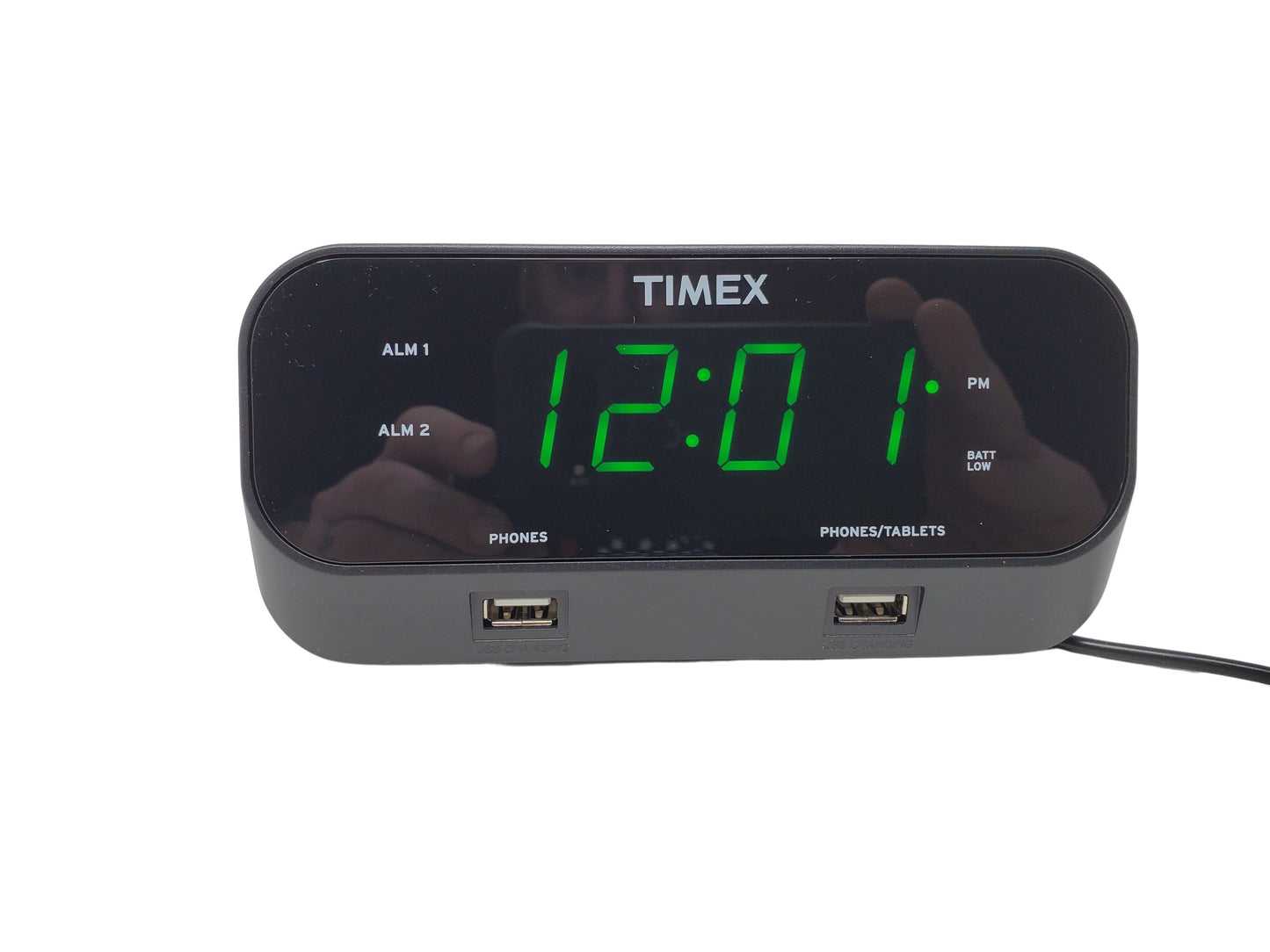 4K UHD P2P Alarm Bedside Clock Wifi Camera with Dual Cameras