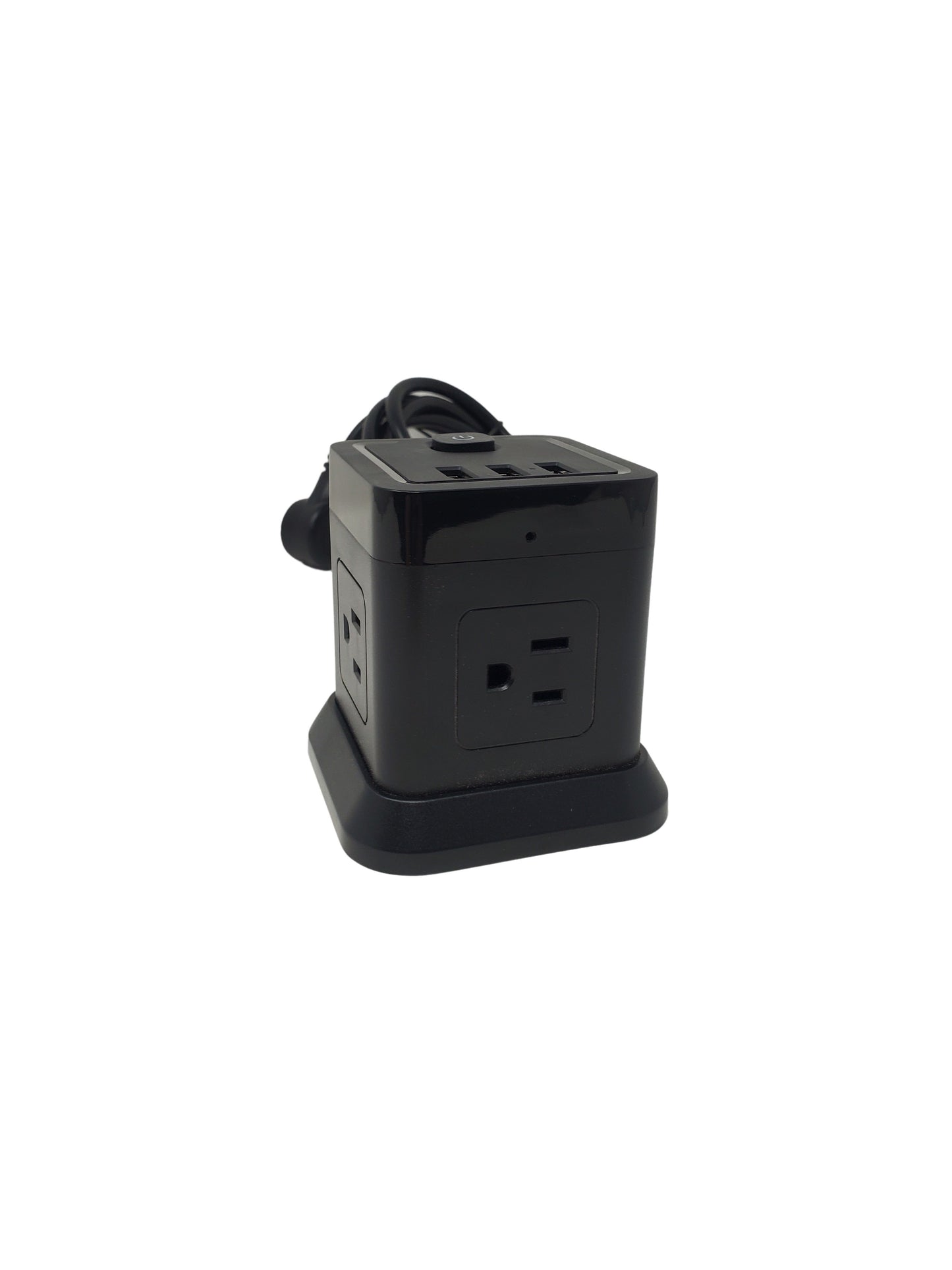 UHD 4k WiFI P2P Desktop Black Surge Protector Outlet Tap USB Charger Camera