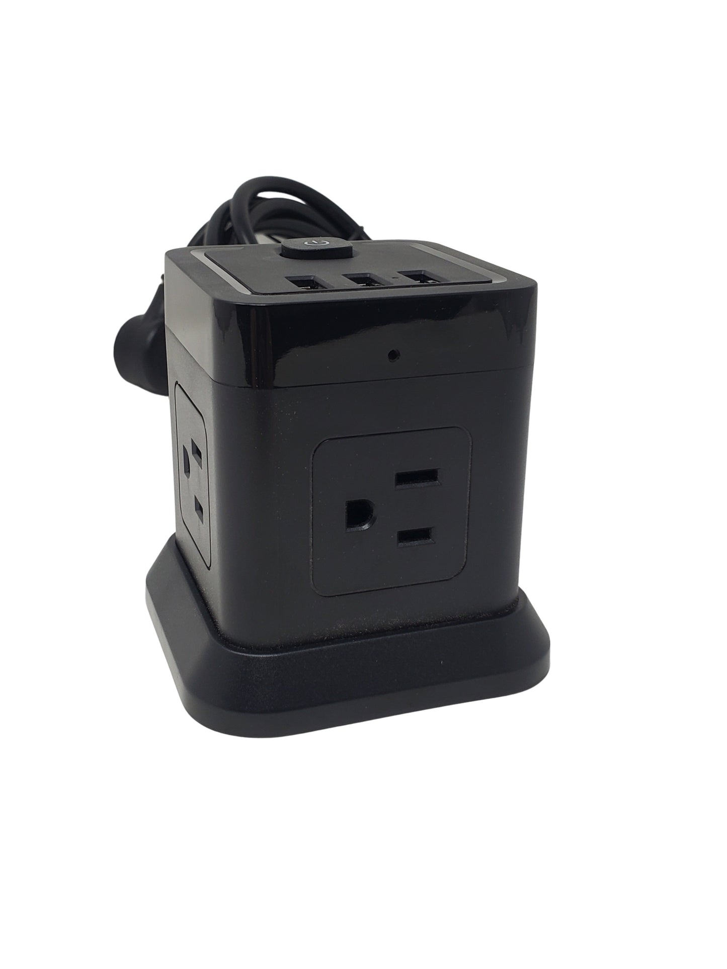 UHD 4k WiFI P2P Desktop Black Surge Protector Outlet Tap USB Charger Camera