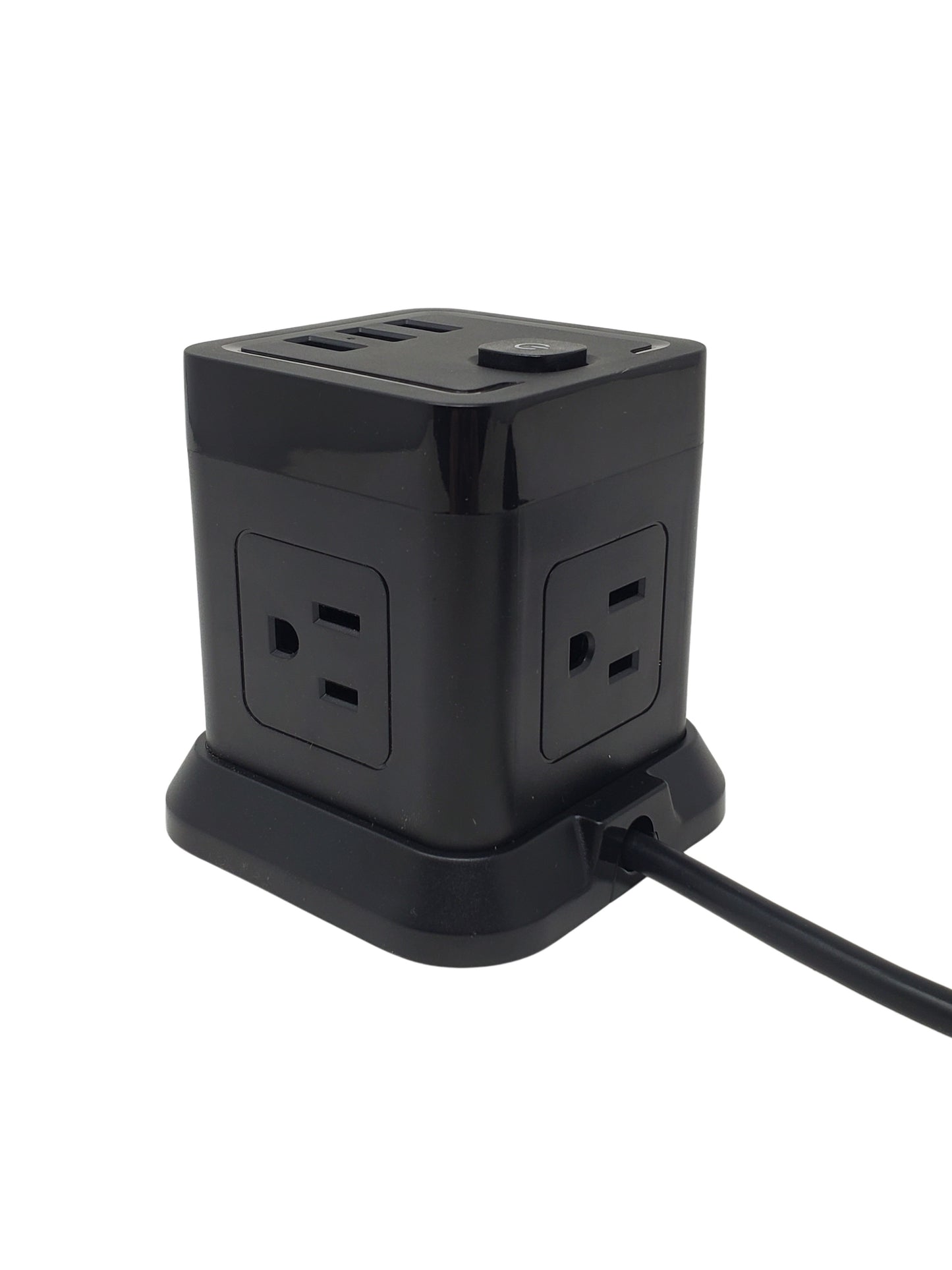 UHD 4k WiFI P2P Desktop Black Surge Protector Outlet Tap USB Charger Camera