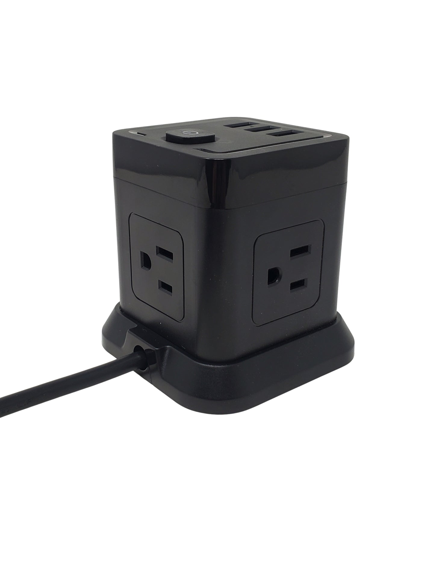 UHD 4k WiFI P2P Desktop Black Surge Protector Outlet Tap USB Charger Camera