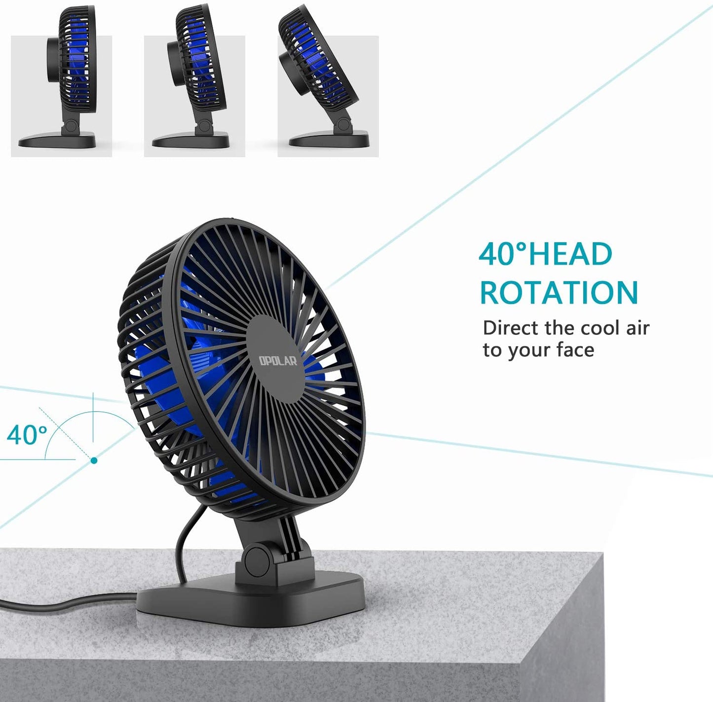 UHD 4k WiFI P2P USB Desktop Fan Camera