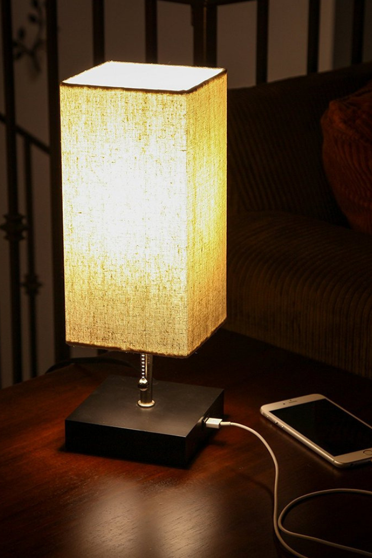 4K UHD P2P WiFi USB Bedside Phone Charging Lamp WiFi Camera