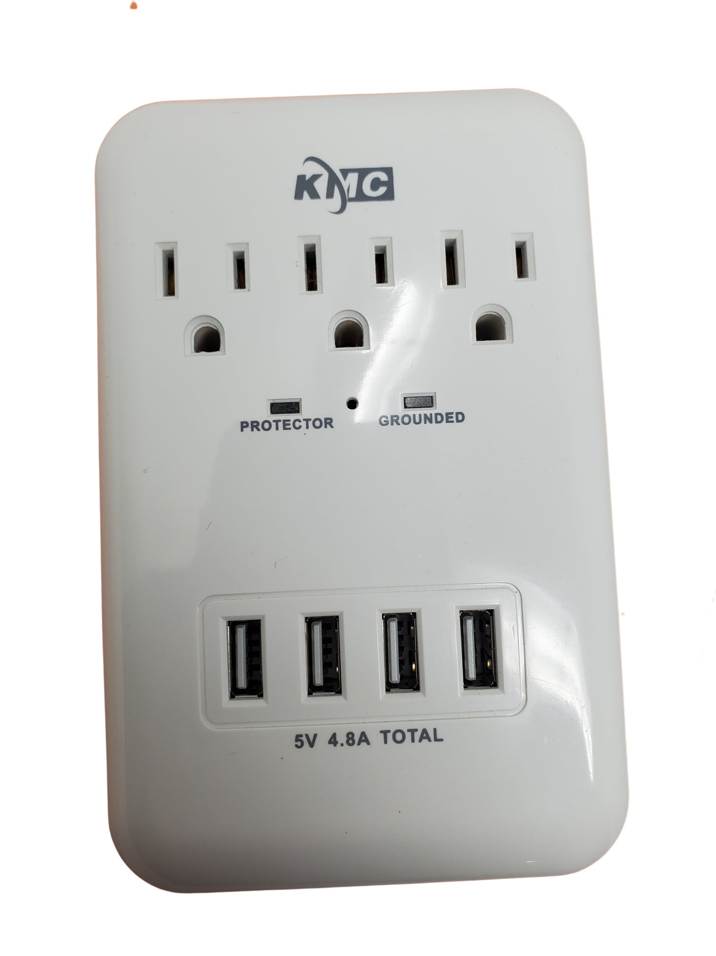 UHD 4k WiFI P2P White Surge Protector Outlet Tap USB Charger Camera